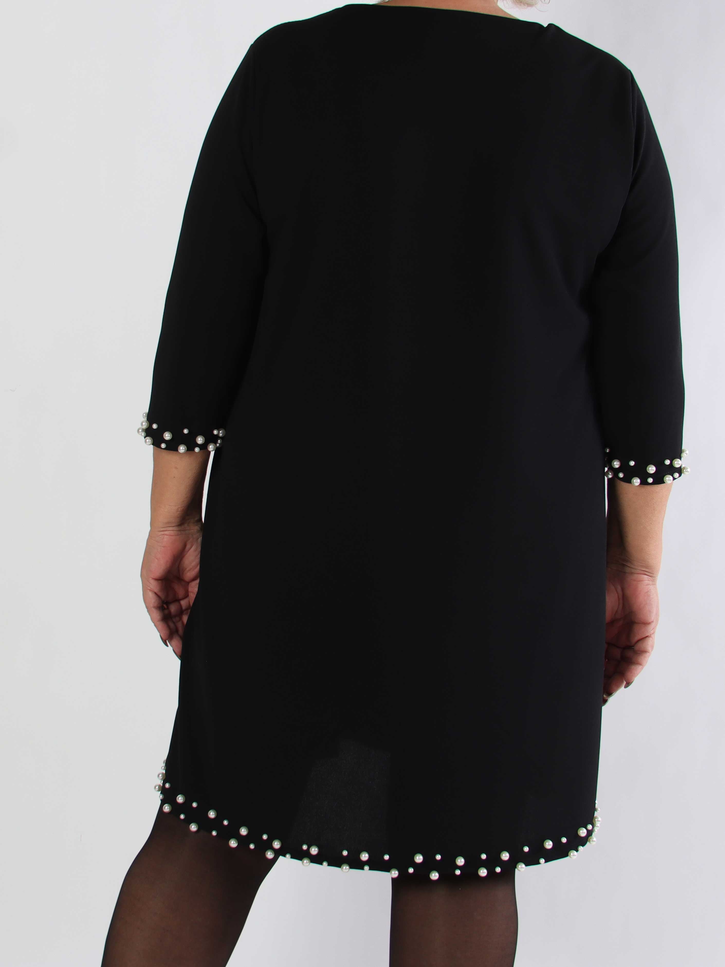 Obi - Klassisk plus size kjole med fine perler